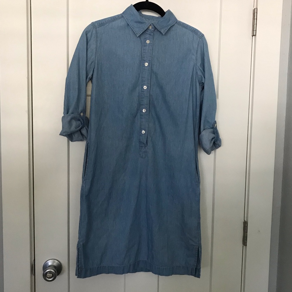 Uniqlo Chambray Denim Dress
